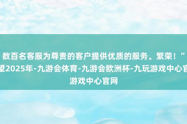 数百名客服为尊贵的客户提供优质的服务。繁荣！”瞻望2025年-九游会体育-九游会欧洲杯-九玩游戏中心官网