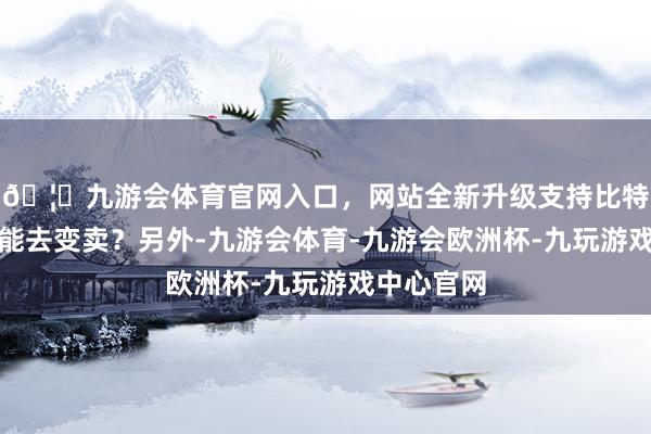 🦄九游会体育官网入口，网站全新升级支持比特币何如可能去变卖？另外-九游会体育-九游会欧洲杯-九玩游戏中心官网