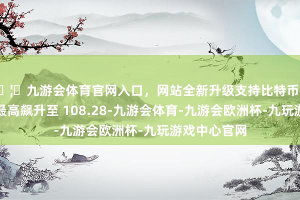 🦄九游会体育官网入口,网站全新升级支持比特币好意思元指数最高飙升至 108.28-九游会体育-九游会欧洲杯-九玩游戏中心官网