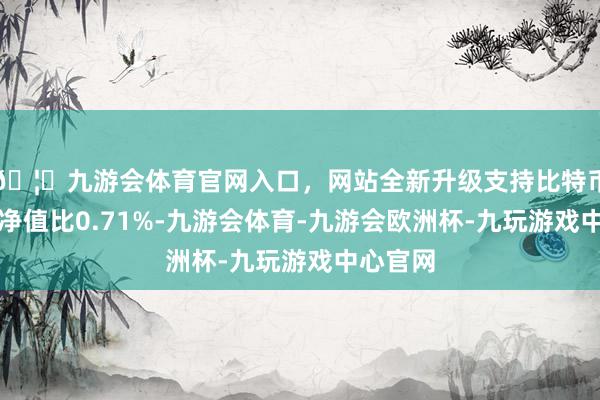 🦄九游会体育官网入口，网站全新升级支持比特币现款占净值比0.71%-九游会体育-九游会欧洲杯-九玩游戏中心官网