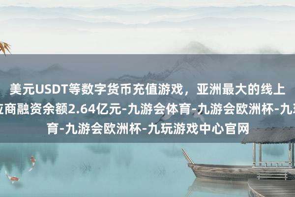 美元USDT等数字货币充值游戏，亚洲最大的线上游戏服务器供应商融资余额2.64亿元-九游会体育-九游会欧洲杯-九玩游戏中心官网