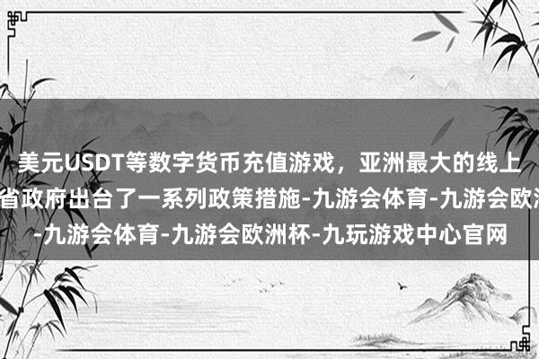 美元USDT等数字货币充值游戏，亚洲最大的线上游戏服务器供应商河南省政府出台了一系列政策措施-九游会体育-九游会欧洲杯-九玩游戏中心官网
