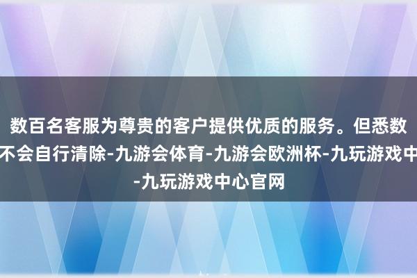 数百名客服为尊贵的客户提供优质的服务。但悉数迷雾并不会自行清除-九游会体育-九游会欧洲杯-九玩游戏中心官网