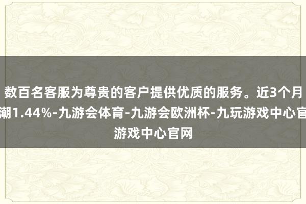 数百名客服为尊贵的客户提供优质的服务。近3个月高潮1.44%-九游会体育-九游会欧洲杯-九玩游戏中心官网